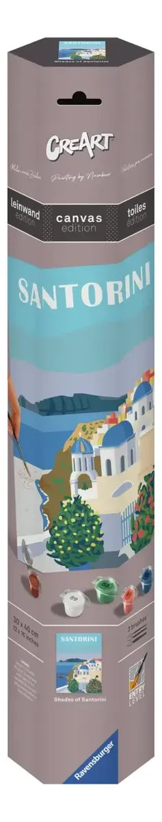 Ravensburger CreArt Serie B Canvas Pinta Por Numeros Santorini 23906