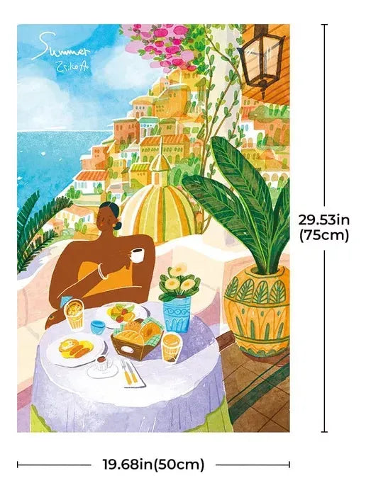 Robotime Puzzle Amalfi Vacaciones 1000 piezas Pt005 Rolife