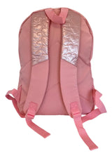 Mochila Escolar Puffy Corazones Tornasol Rosa SL1903