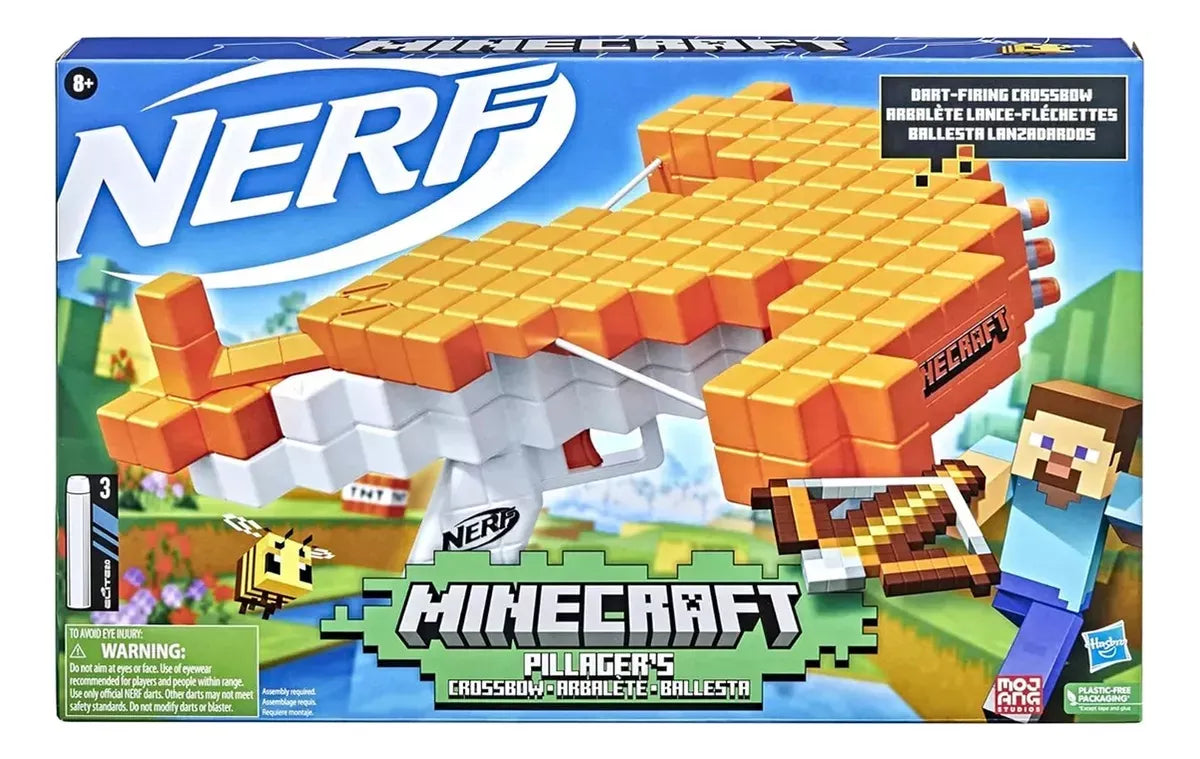 Nerf Ballesta De Dardos Minecraft Pillager's Crossbow Hasbro