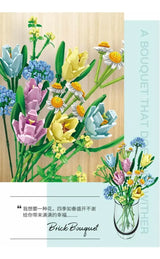 Panlos Brick Bloques Ramo De Flores 2153225