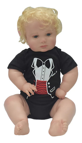 Muñeca Newborn 60 cm con Cabello y Accesorios S43536