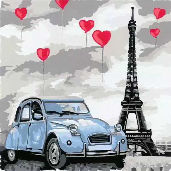 Ravensburger CreArt Pinta Por Numeros Lovely Paris 28996