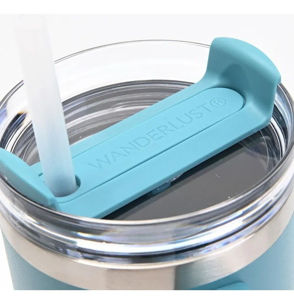 Wanderlust Vaso Termico Con Bombilla 1200ml Verde 40124