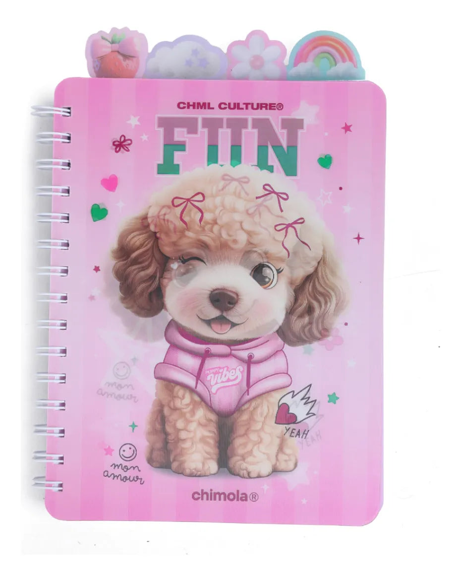 Chimola Cuaderno A5 Hologram Poodle ST105