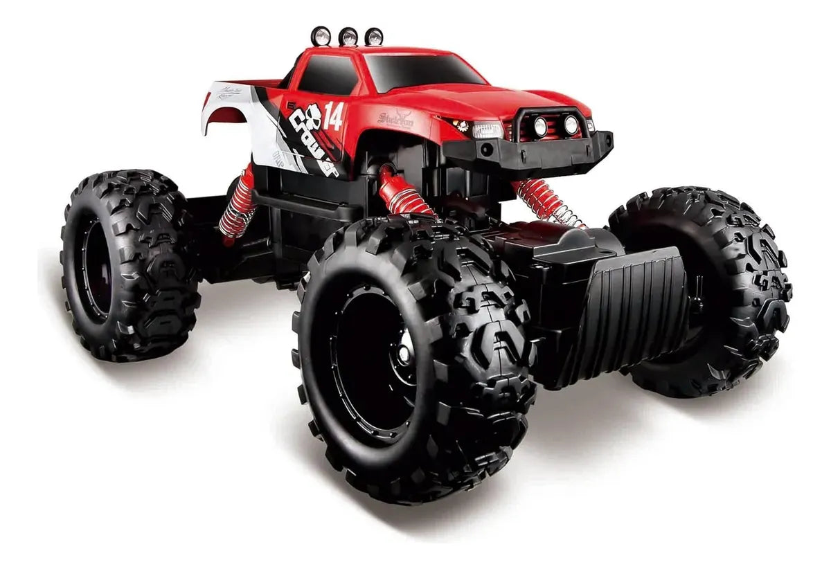 Maisto Rock Crawler a Radio Control Rojo 82746