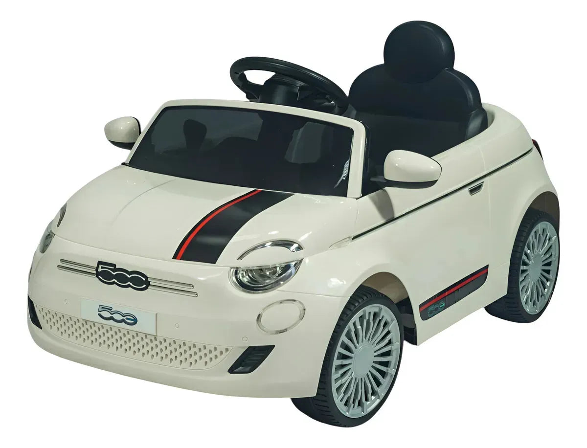 Auto A Bateria Fiat 500E Blanco 12V 9410-705