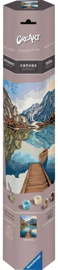 Ravensburger CreArt Pinta Por Numeros Canvas Lake Views 23909