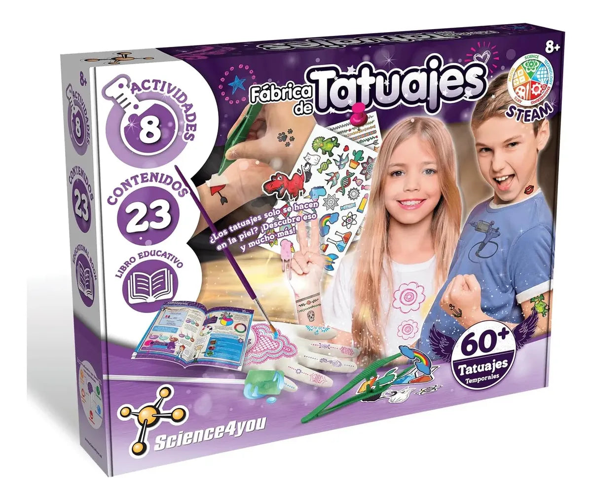 Science4you Fábrica de Tatuajes 80002225 615045