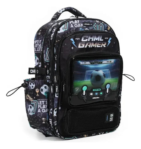 Chimola Mochila Espalda 17p Gamer Futbol FS126