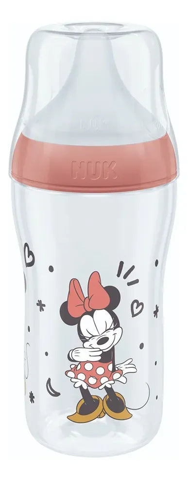 Nuk Mamadera Perfect Match 260 ml Cont de Temp MICKEY MOUSE Roja 10742041