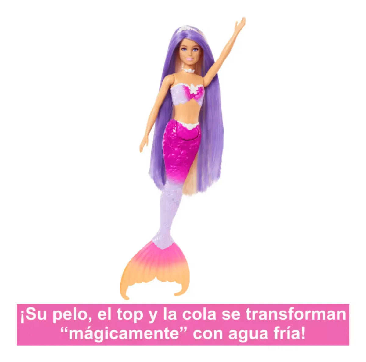 Barbie Sirena Colores Magicos HRP96