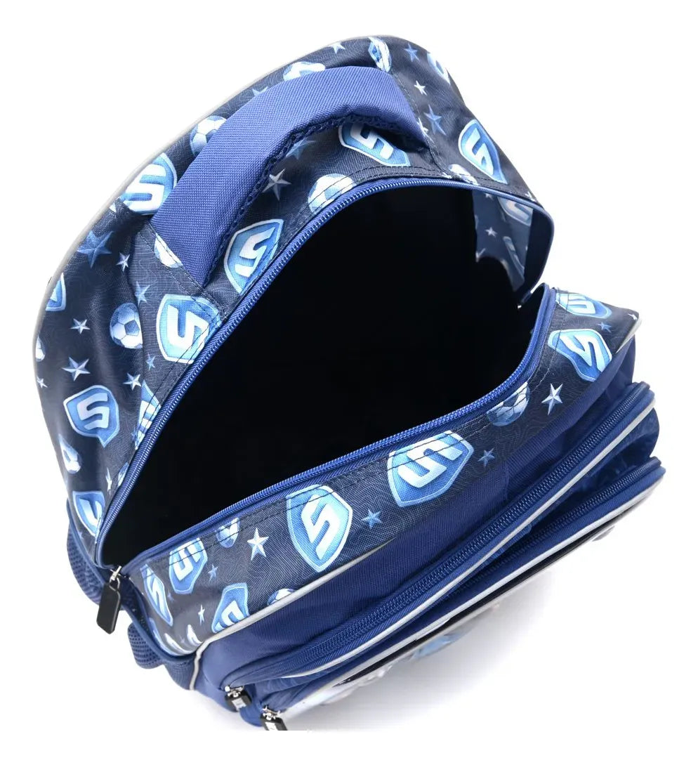 Skora Mochila Espalda Lets Play Futbol Camiseta 18p 42879 Azul
