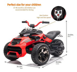 Moto a bateria CAN-AM Roja CN-SHX73118