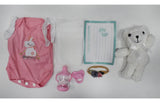 Muñeca Newborn 50 cm Realista con Cabello y Accesorios S43537