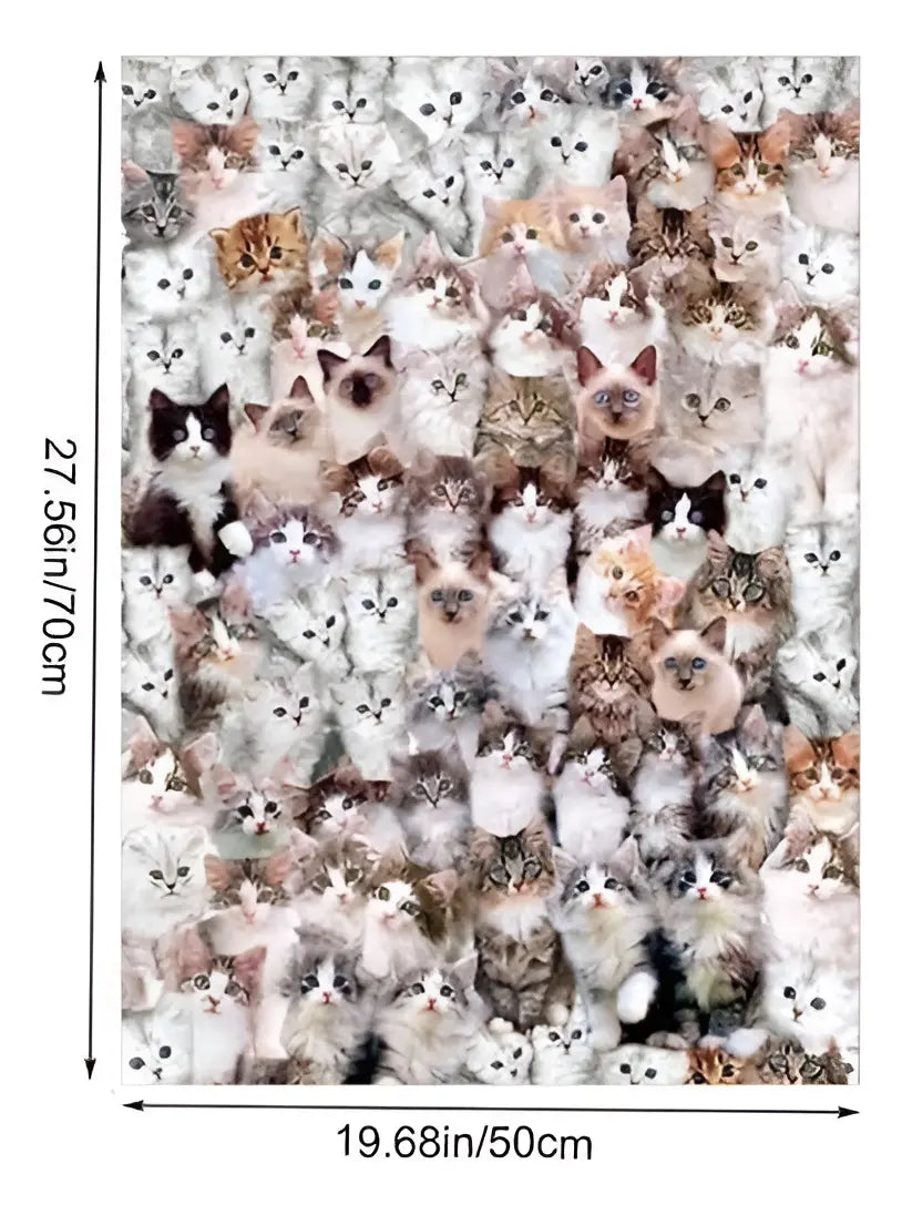 Puzzle 1000 Piezas Mundo De Gatos Ft309