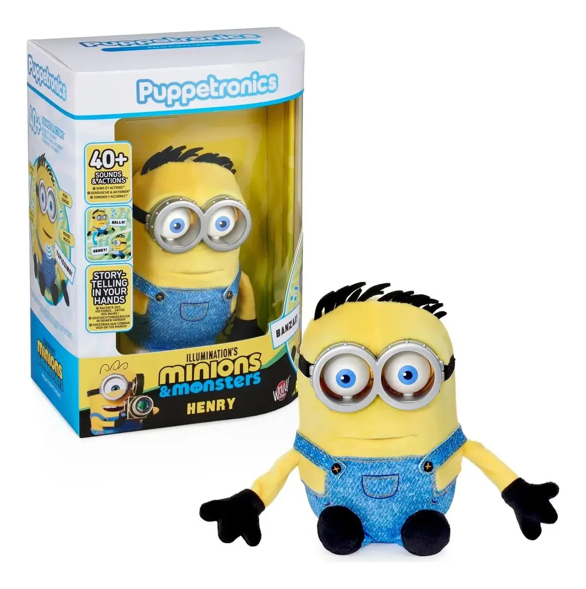 Minions Puppetronic Palm Henry Real Fx 15cm 59180