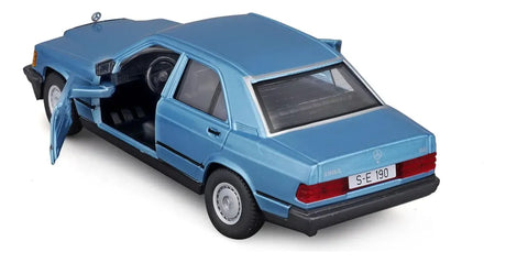 Bburago 1:24 Mercedes-Benz E190 1987 Azul/Rojo 18-21103