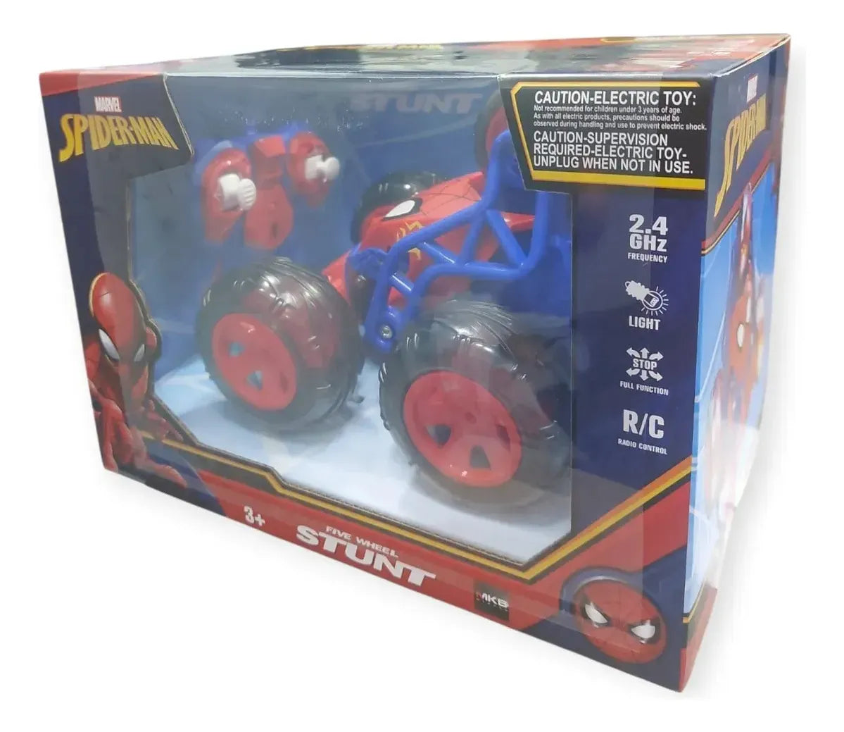 Auto R/C Five Wheel Stunt Spiderman IKDIS042