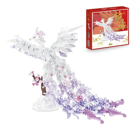 Bloques de Construccion 3D Ave Fenix Blanco 1078pzs 3028907 Shine