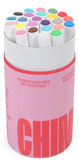 Chimola Set De Marcadores X36 Pink ST60