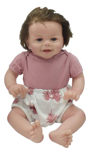 Muñeca Newborn 50 cm Realista con Cabello y Accesorios S43537