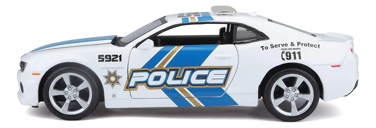 Maisto 1:24 Chevrolet Camaro SS Police 2010 Blanco 31208