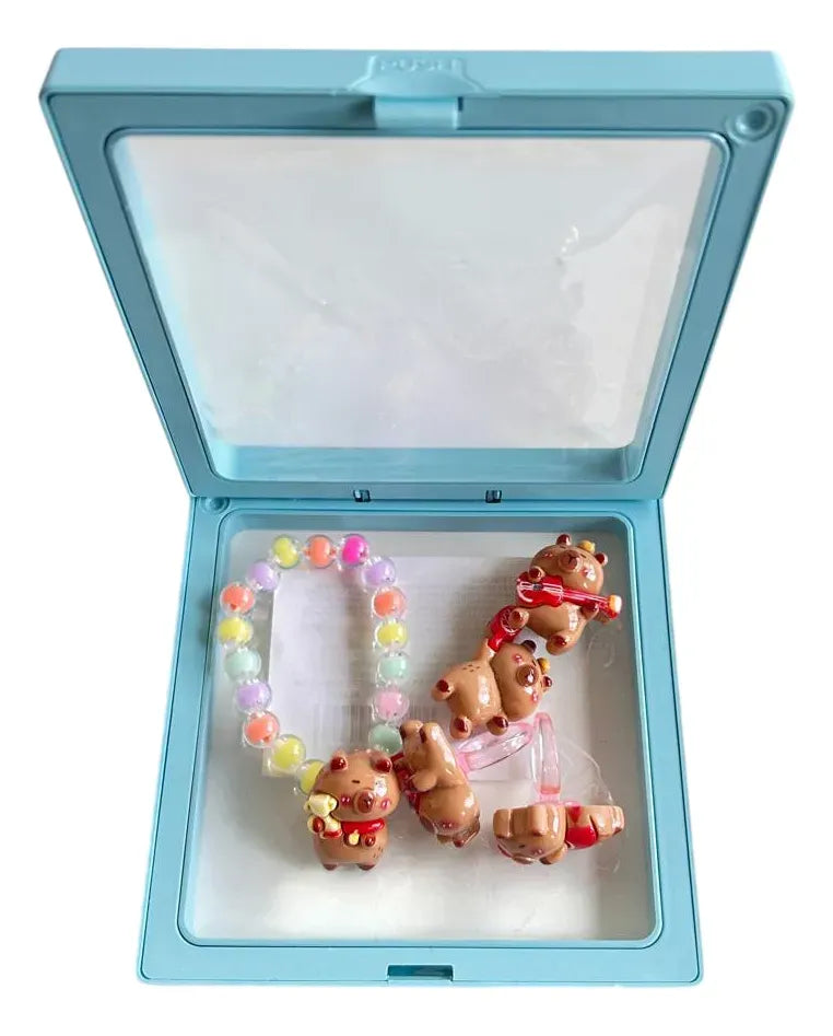 Hebilla clip Flores 11cm KL326
