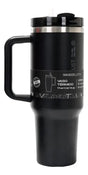 Wanderlust Vaso termico con bombilla 1200ml Negro 39430