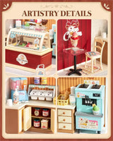 Robotime Puzzle 3d Mini Ice Cream Store Rolife Dw018b