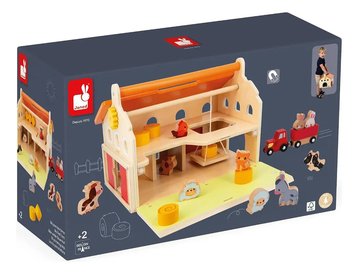 Janod Mi Primera Granja Didáctica De Madera J03318