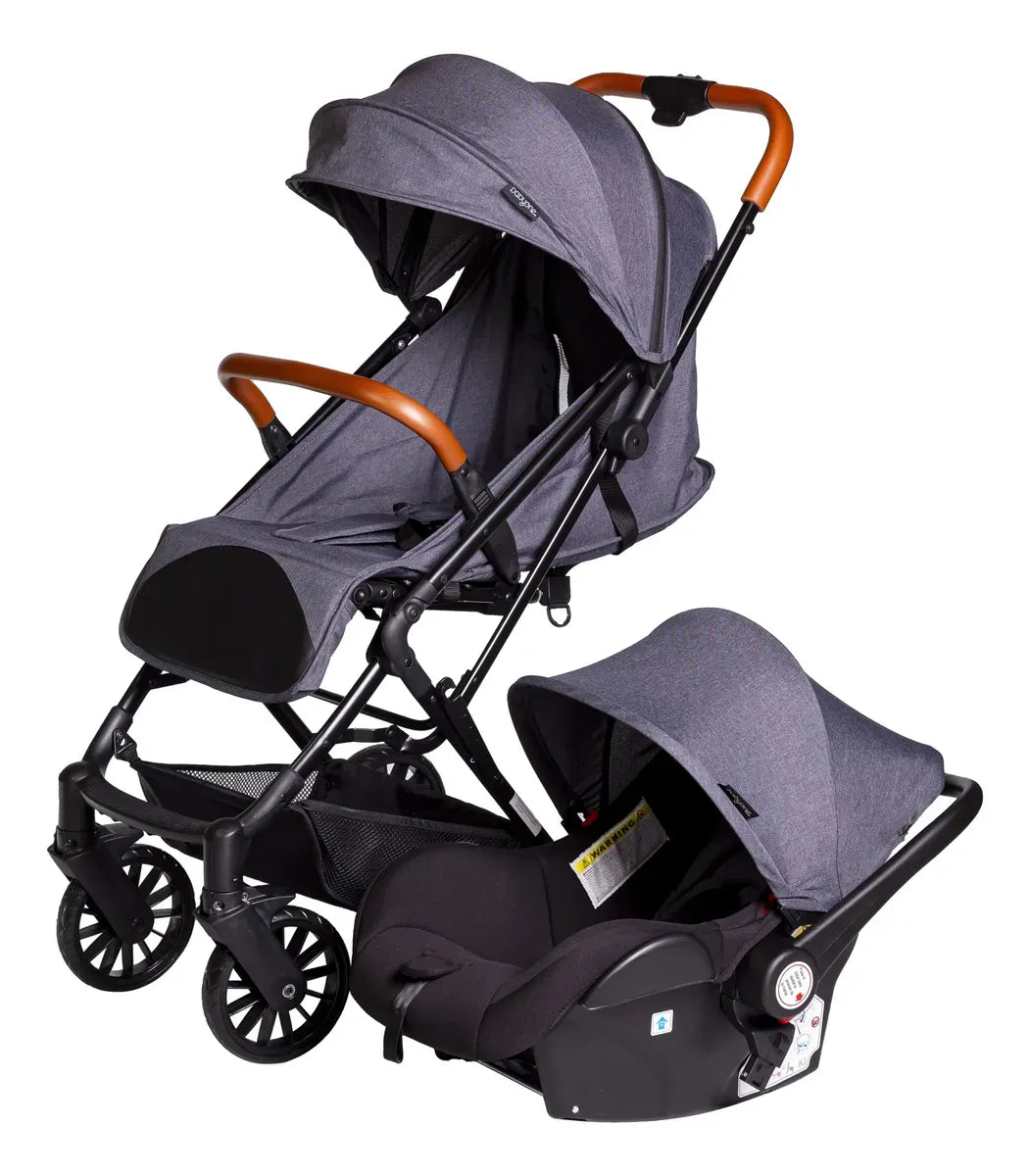 Baby One Coche Travel System color gris BOTS-033