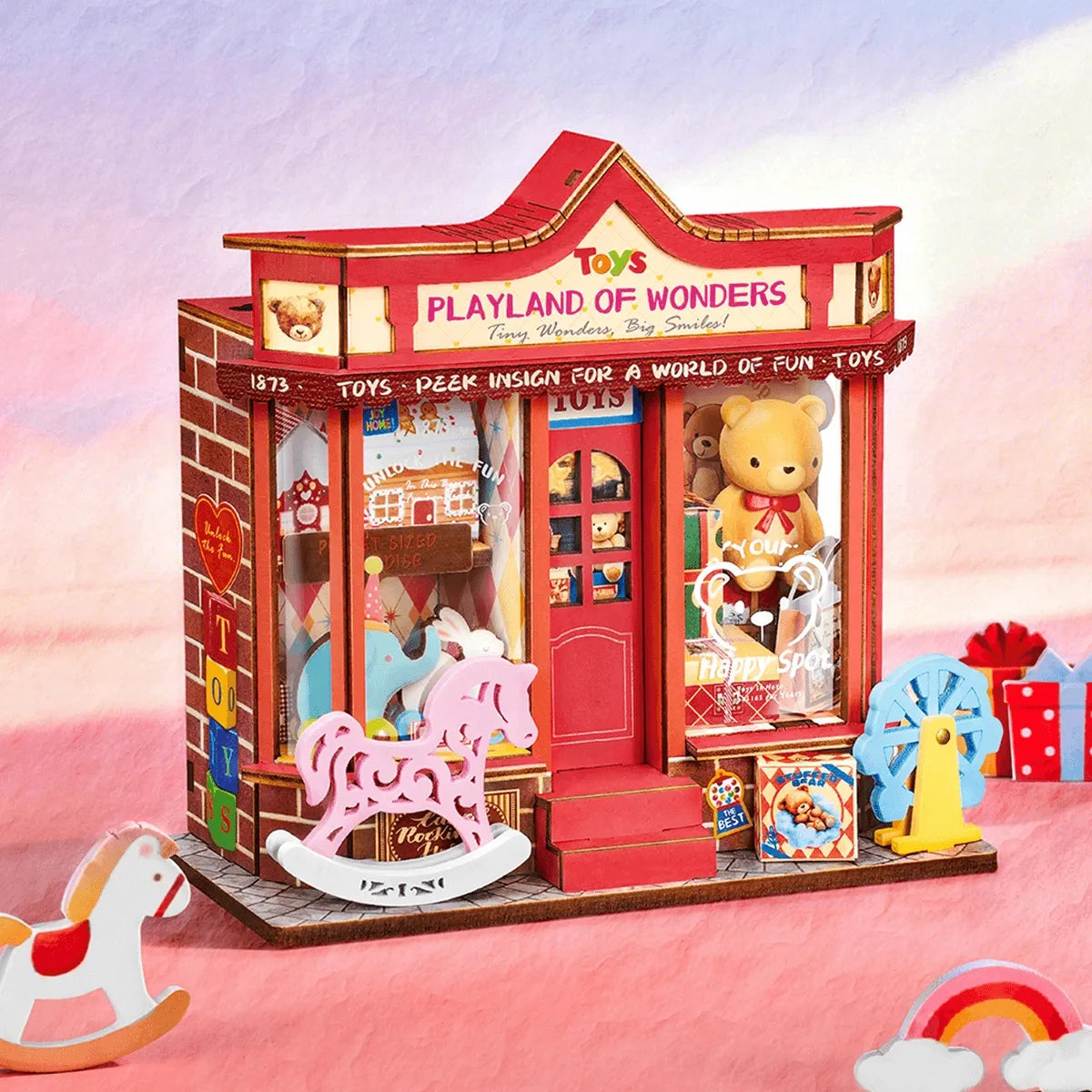 Robotime Rolife Whimsy Toy Shop DS044