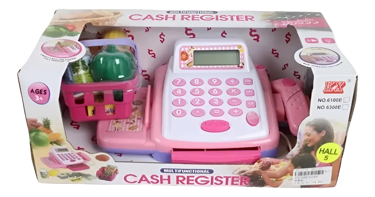 Caja Registradora Rosa O Rojo 1563496