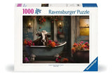 Ravensburger Puzzle 1000 Pz The Cow And The Bathtub 12000782