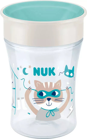 Nuk Vaso Evo Magic Cup Gato verde 230ml 08m+ 10255604