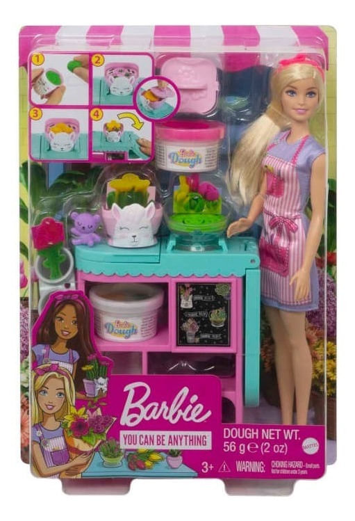 Barbie Muñeca Tienda De Flores Mattel Gtn58