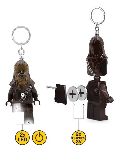 Lego Llavero Chewbacca Star Wars Con Luz LGL-KE100H LE014