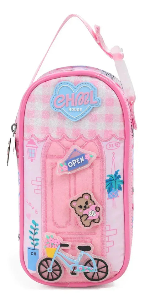 Chimola Cartuchera My House My Collection Pink TR229