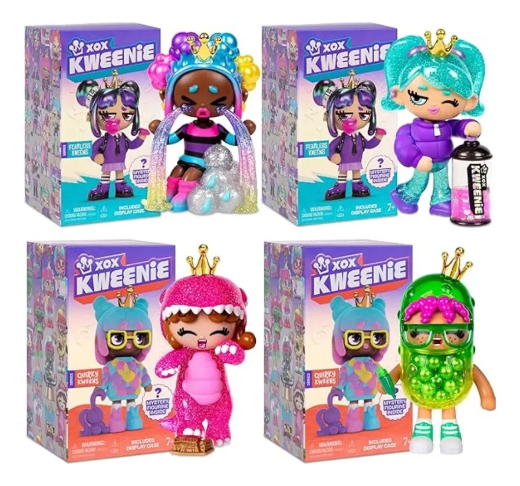 Mistery Xox Kweenie Figura y Vitrina Serie Fearless Kweens 30400 30402