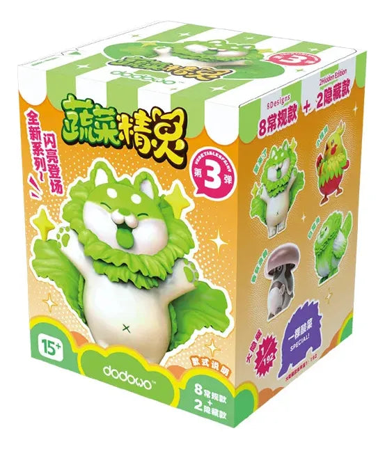 52toys Dodowo Vegetables Fairy 3rd Figura Blind Box S78910
