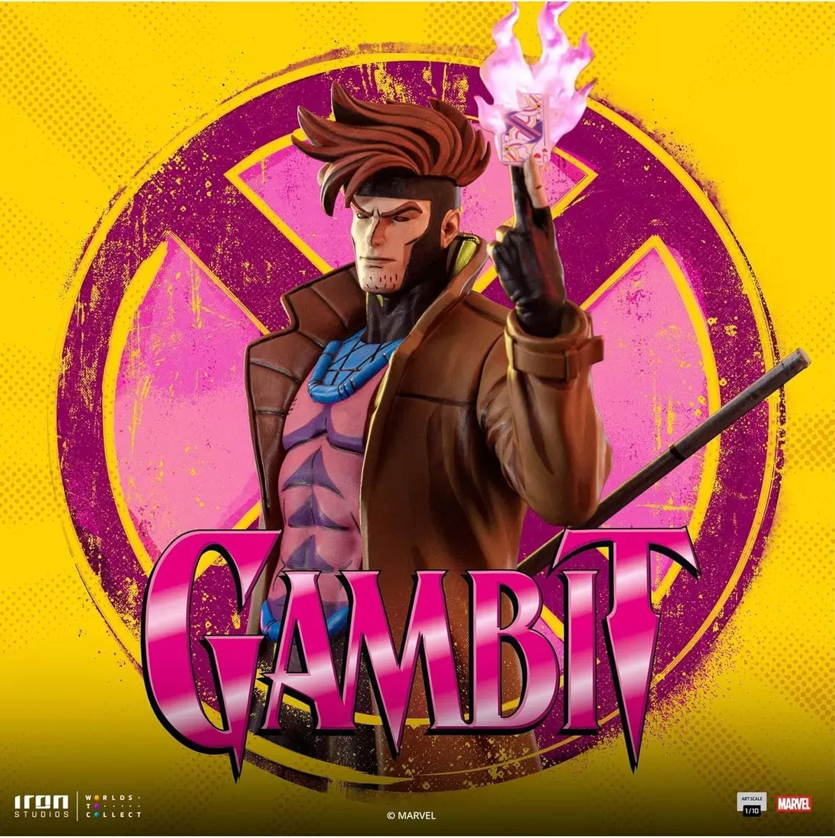 Iron Studios Gambit - X-Men '97 Scale 1/10 MARCAS99724-10