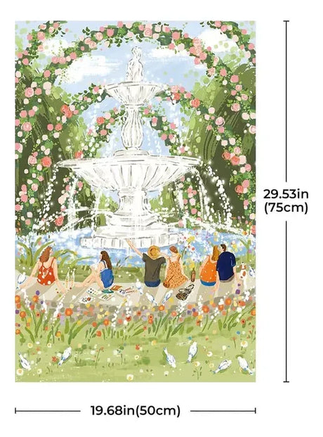 Robotime Puzzle Fuente Primaveral 1000 piezas Pt001 Rolife