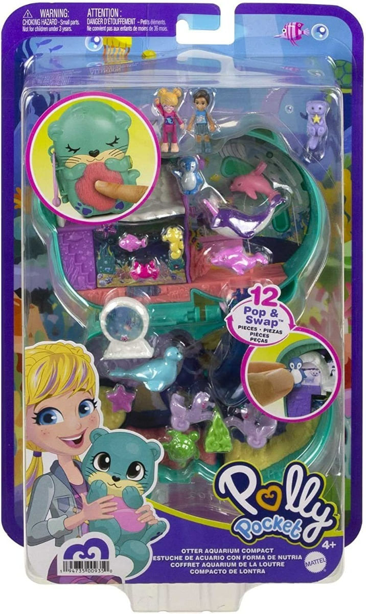 Polly Pocket Nutria Acuario Compacto Hcg16 Mattel