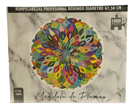 Puzzle Circular 1000 Pzas Mandalas de Plumas 810-0203 FD10002695 (34)