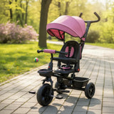Triciclo con Capota JY-T07B Rosa