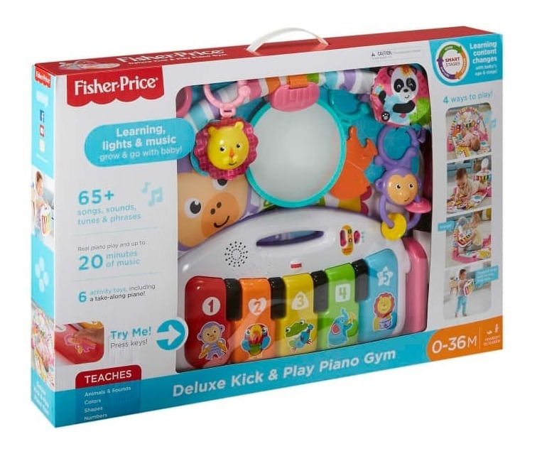 Fisher Price Gimnasio Deluxe Piano Musical Fwt26 Mattel