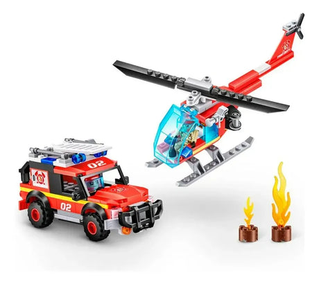 Zuru Max City Box Playset Fire Rescue 265pzs 83166 7457