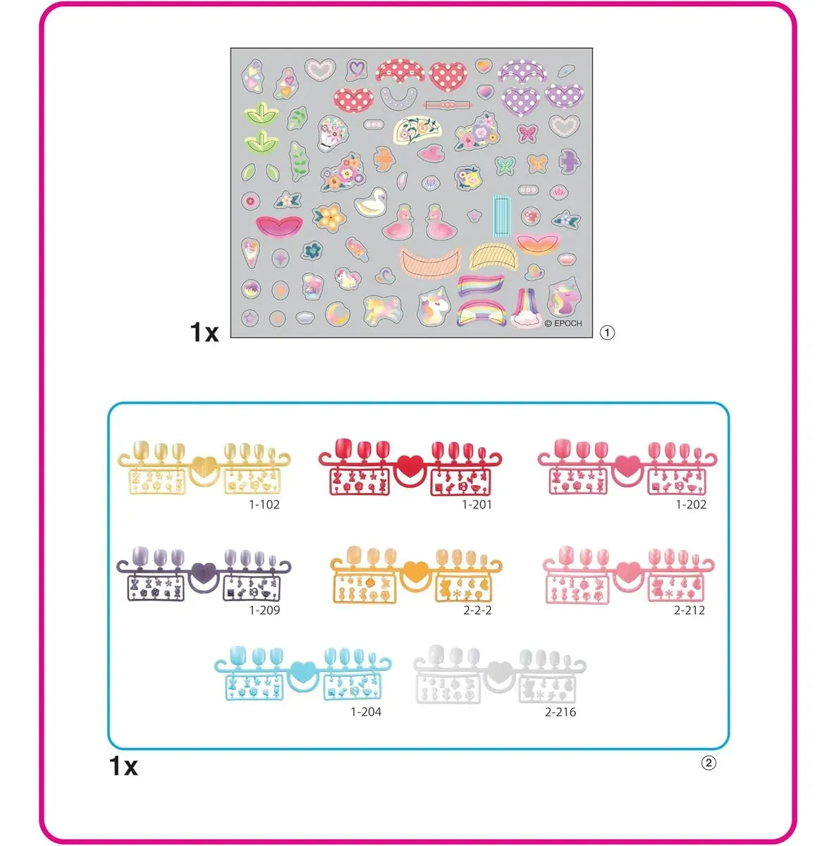Aquabeads Kit de recargas - corazones 35059