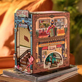 Robotime Rolife Puzzle 3d Escena De Calle Book Nook Tgb13